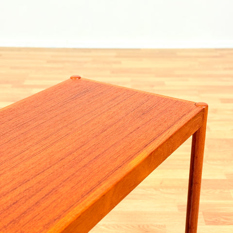 Swedish side table in teak
