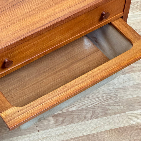 Danish teak sewing cart, 1960s