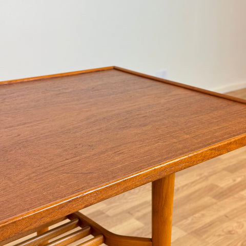 Sofa table with magazine shelf