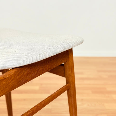 Danish set of 6 dining chairs in teak&oak