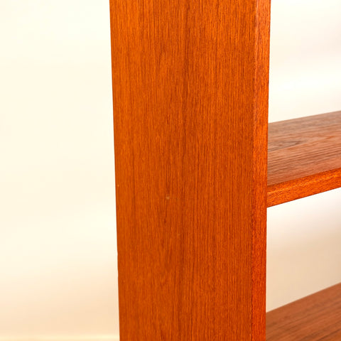 Swedish bookshelf in teak, 1950s-60s