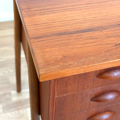 Writing desk in teak, 1950s-60s, Denmark - Beyo Vintage