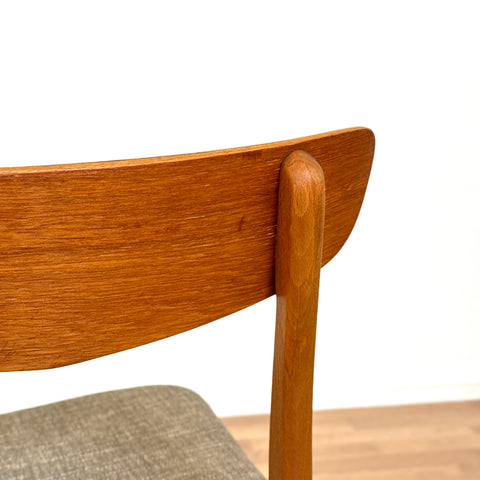 Set of 6 chairs made of teak and beech by Findahl möbelfabrik, 1950s-60s, Denmark - Beyo Vintage
