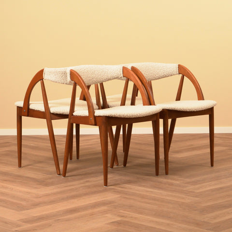 Danish dining chairs in beech