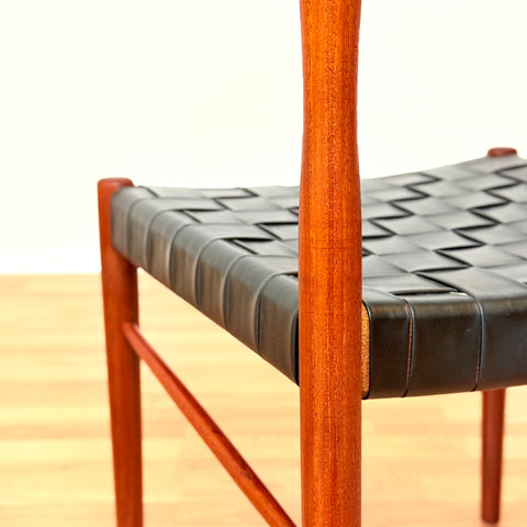 Danish dining chairs in teak
