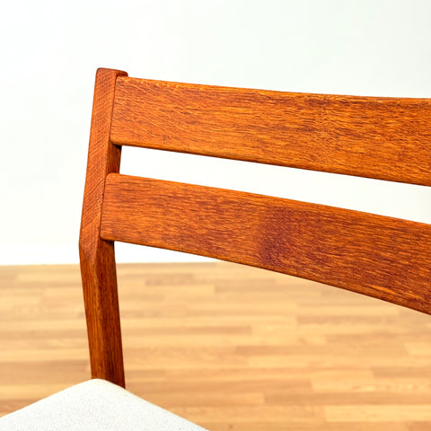 Danish dining chairs in solid oak by Kurt Østervig, for KP Møbler