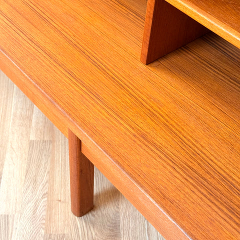 Swedish bookshelf in teak, 1950s-60s