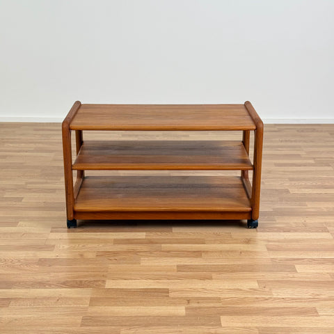 Trolley in solid teak wood, 1970s, Denmark