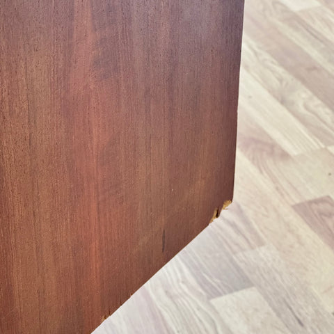 Writing desk in teak, Denmark, 1950s-60s.