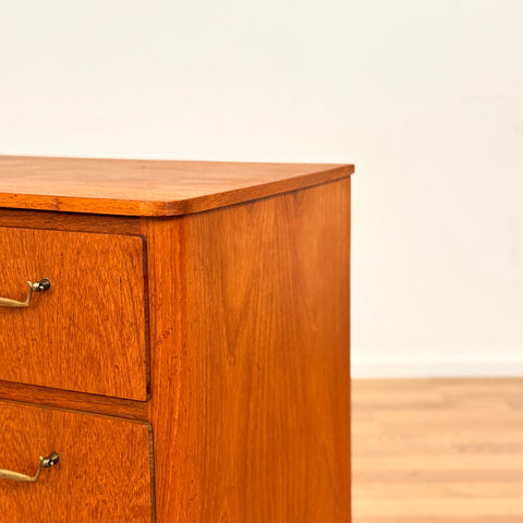 Chest of drawers in teak, 1950s-60s, Denmark