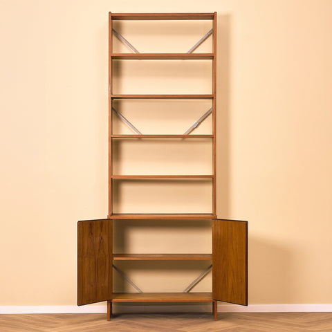 Swedish bookshelf in teak
