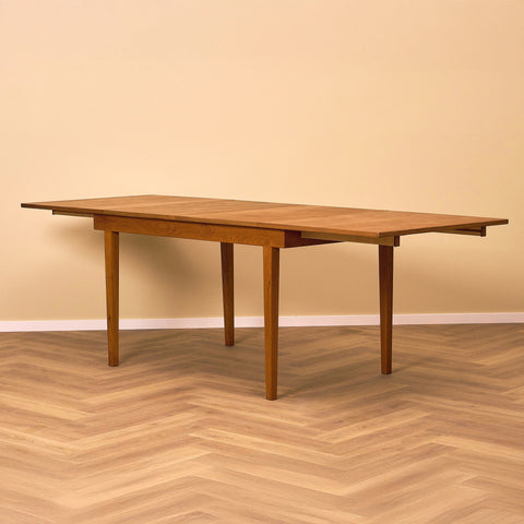 Swedish rectengular dining table in teak