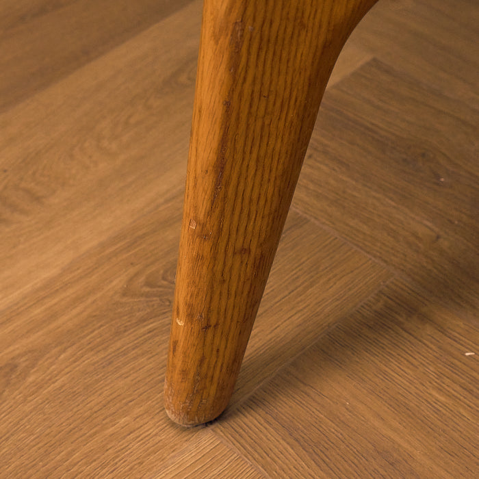 Oak Armchair with Sheepskin Upholstery, condition detail 8