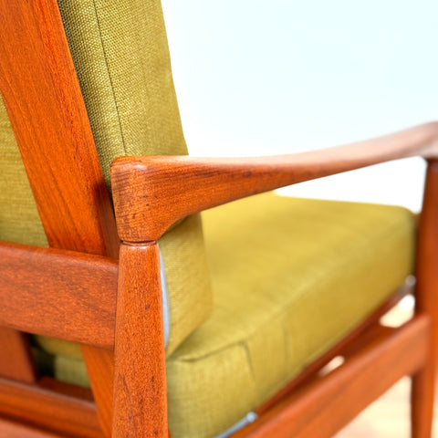 Armchair "Kolding" in solid teak by Erik Wörtz for IKEA, 1950s-60s, Sweden