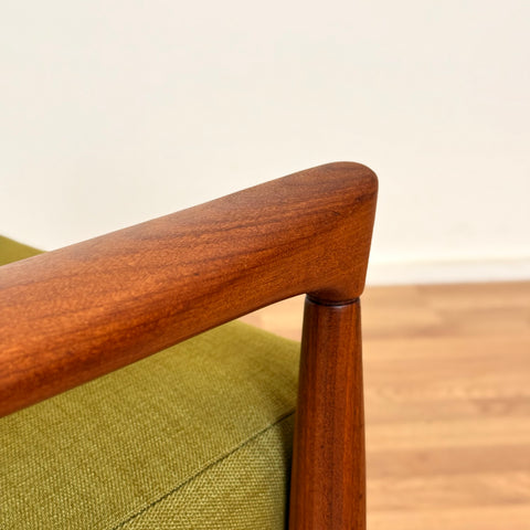 Armchair "Kolding" in solid teak by Erik Wörtz for IKEA, 1950s-60s, Sweden