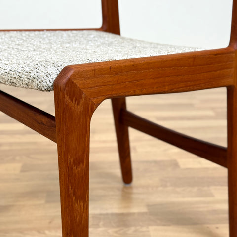 Set of 4 dining chairs in teak by Knud Andersen for JCA Jensen Indh., Aarhus, 1950s-60s, Denmark - Beyo Vintage