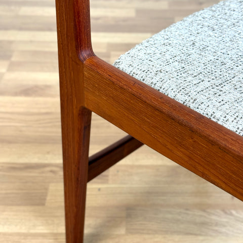 Set of 4 dining chairs in teak by Knud Andersen for JCA Jensen Indh., Aarhus, 1950s-60s, Denmark - Beyo Vintage