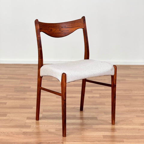 Set of 4 dining chairs in rosewood by Glyngøre Stolefabrik, 1950s-60s, Denmark - Beyo Vintage