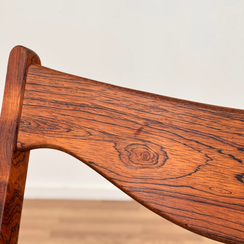 Set of 4 dining chairs in rosewood by Glyngøre Stolefabrik, 1950s-60s, Denmark - Beyo Vintage