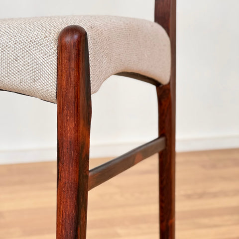 Set of 4 dining chairs in rosewood by Glyngøre Stolefabrik, 1950s-60s, Denmark - Beyo Vintage