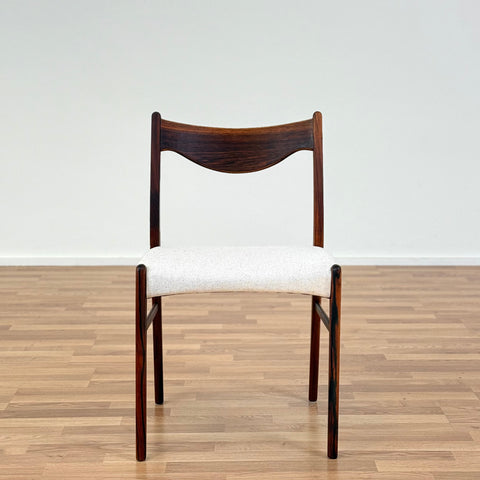 Set of 6 dining chairs in rosewood by Glyngøre Stolefabrik, 1950s-60s, Denmark - Beyo Vintage