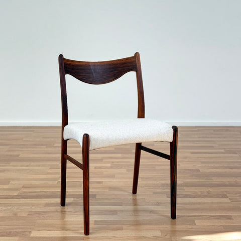 Set of 6 dining chairs in rosewood by Glyngøre Stolefabrik, 1950s-60s, Denmark - Beyo Vintage