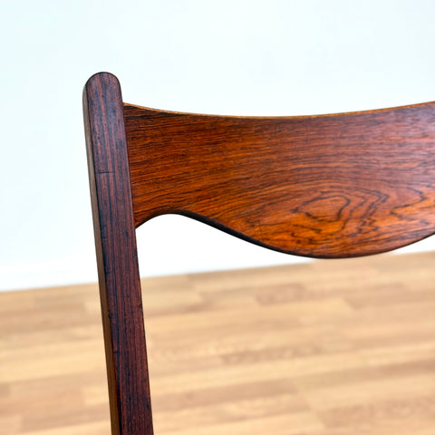 Set of 6 dining chairs in rosewood by Glyngøre Stolefabrik, 1950s-60s, Denmark - Beyo Vintage