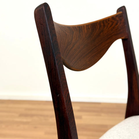Set of 6 dining chairs in rosewood by Glyngøre Stolefabrik, 1950s-60s, Denmark - Beyo Vintage