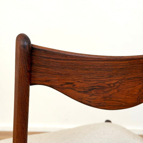 Set of 6 dining chairs in rosewood by Glyngøre Stolefabrik, 1950s-60s, Denmark - Beyo Vintage