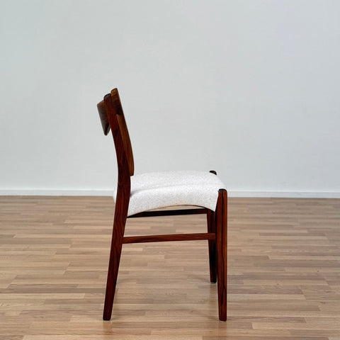 Set of 4 dining chairs in rosewood by Glyngøre Stolefabrik, 1950s-60s, Denmark - Beyo Vintage