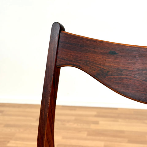 Set of 4 dining chairs in rosewood by Glyngøre Stolefabrik, 1950s-60s, Denmark - Beyo Vintage