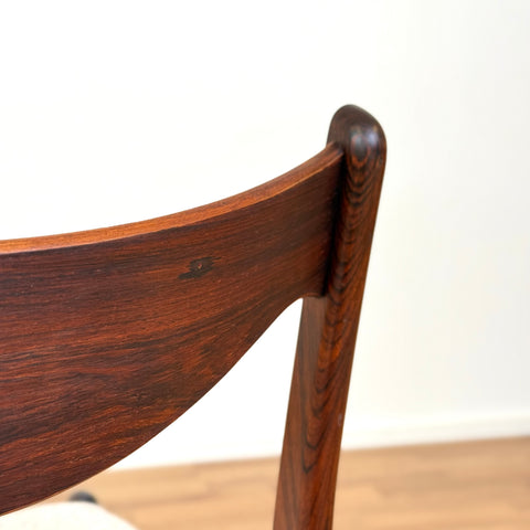 Set of 4 dining chairs in rosewood by Glyngøre Stolefabrik, 1950s-60s, Denmark - Beyo Vintage