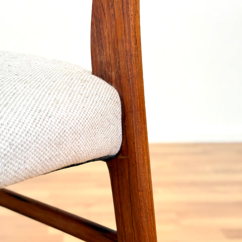 Set of 4 dining chairs in rosewood by Glyngøre Stolefabrik, 1950s-60s, Denmark - Beyo Vintage
