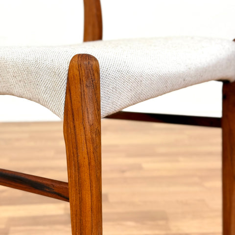 Set of 4 dining chairs in rosewood by Glyngøre Stolefabrik, 1950s-60s, Denmark - Beyo Vintage
