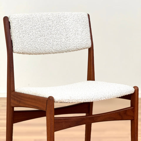 Set of 4 dining chairs in teak by Poul Volther for Frem Rojle, 1950s-60s, Denmark - Beyo Vintage