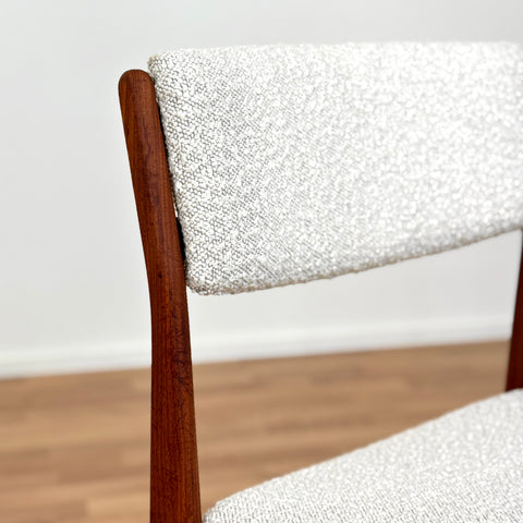 Set of 4 dining chairs in teak by Poul Volther for Frem Rojle, 1950s-60s, Denmark - Beyo Vintage
