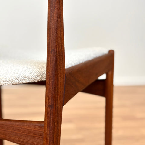 Set of 4 dining chairs in teak by Poul Volther for Frem Rojle, 1950s-60s, Denmark - Beyo Vintage