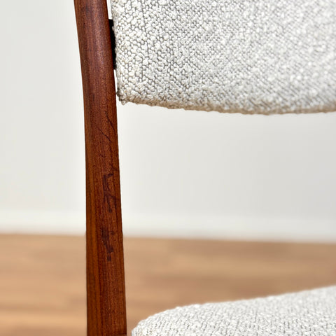 Set of 4 dining chairs in teak by Poul Volther for Frem Rojle, 1950s-60s, Denmark - Beyo Vintage