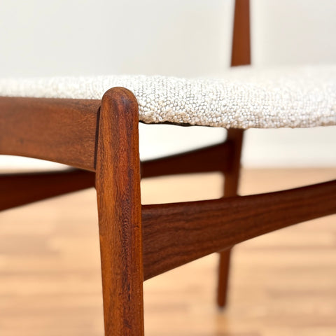Set of 4 dining chairs in teak by Poul Volther for Frem Rojle, 1950s-60s, Denmark - Beyo Vintage