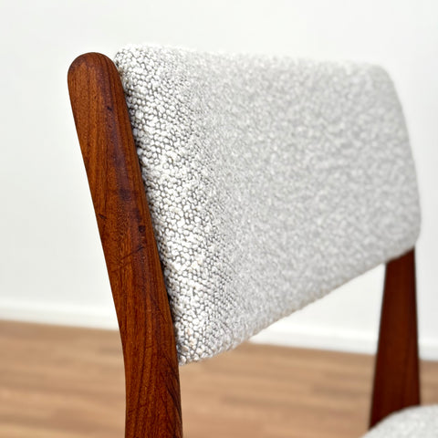 Set of 4 dining chairs in teak by Poul Volther for Frem Rojle, 1950s-60s, Denmark - Beyo Vintage