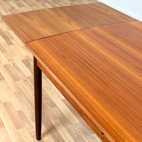 Dining table in teak by most likely by Thorsø stole- och møbelfabrik, 1950s-60s, Denmark - Beyo Vintage