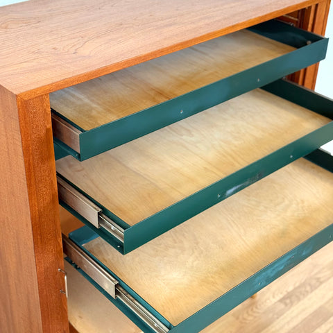 Door cabinet in teak, 1950s-60s, Denmark - Beyo Vintage
