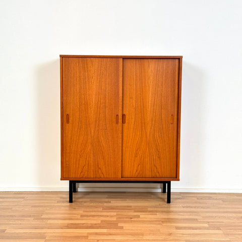 Door cabinet in teak, 1950s-60s, Denmark - Beyo Vintage