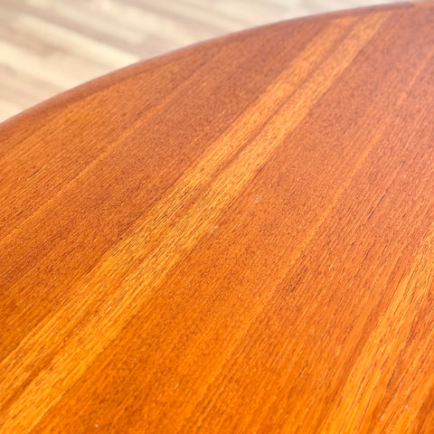 Round dining table in teak, model 62 by Sorö Stolefabrik, 1950s-60s, Denmark - Beyo Vintage
