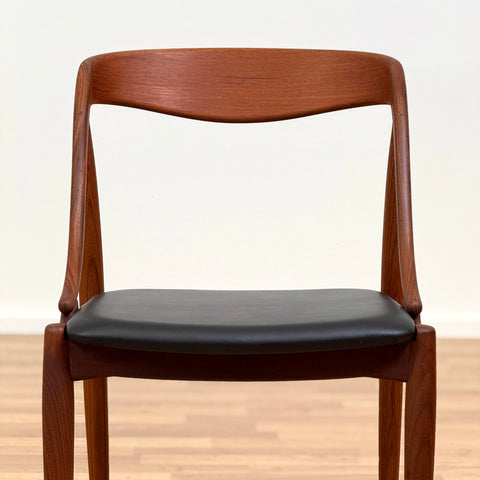 Set of 2 dining chairs in teak by Johannes Andersen for Uldum, 1950s-60s, Denmark - Beyo Vintage