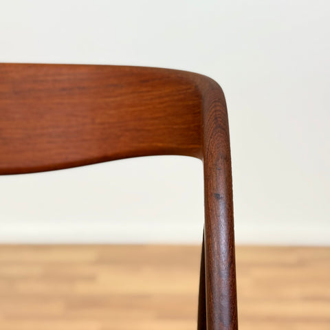 Set of 2 dining chairs in teak by Johannes Andersen for Uldum, 1950s-60s, Denmark - Beyo Vintage