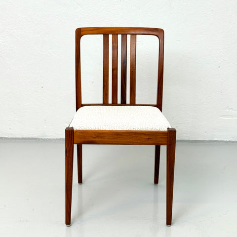 Set of 4 chairs made of walnut by Lammhult, 1950s-60s, Sweden - Beyo Vintage