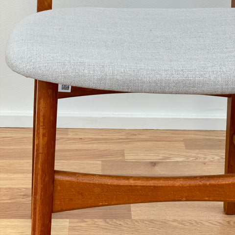 Set of 4 dining chairs, Ib Kofod Larsen 1960s - Beyo Vintage