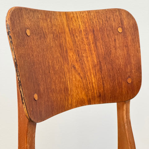 Set of 4 dining chairs, Ib Kofod Larsen 1960s - Beyo Vintage