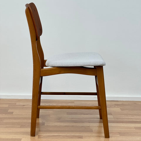 Set of 4 dining chairs, Ib Kofod Larsen 1960s - Beyo Vintage